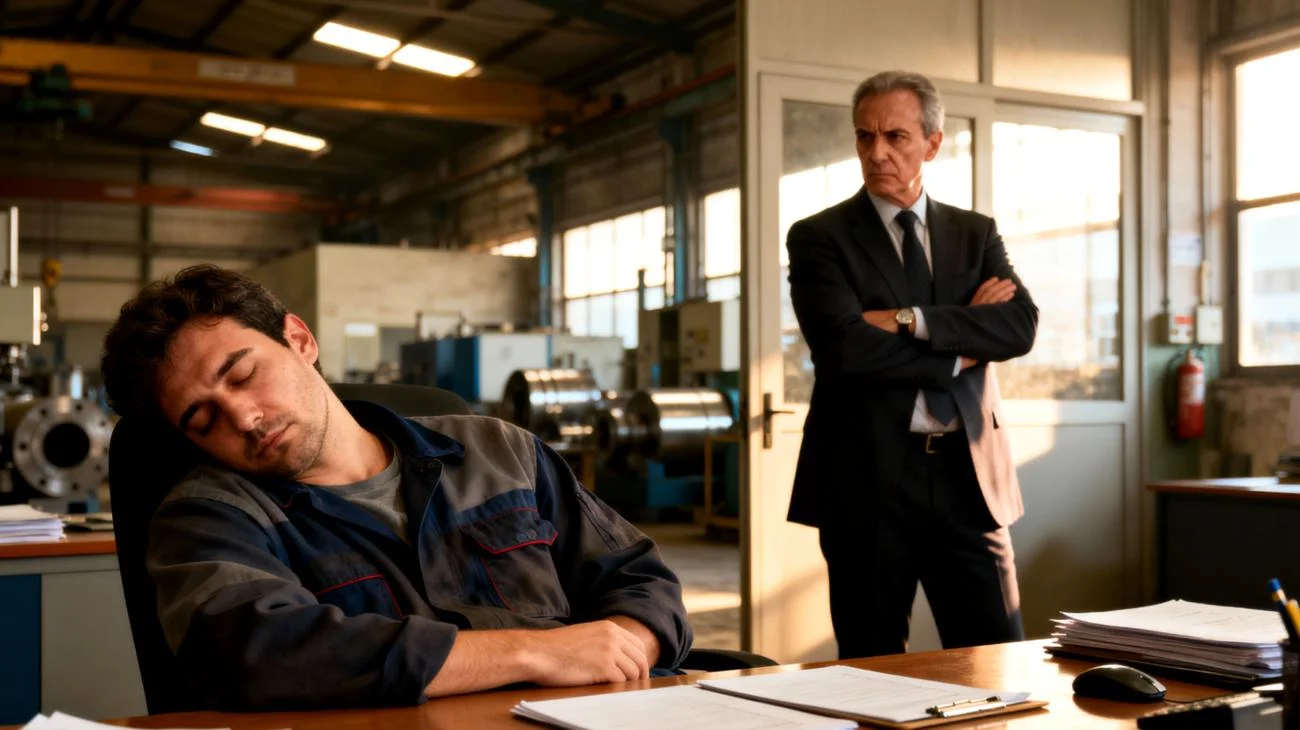 Addormentato al lavoro: licenziamento illegittimo. Cassazione condanna l'azienda a 18 mensilità."