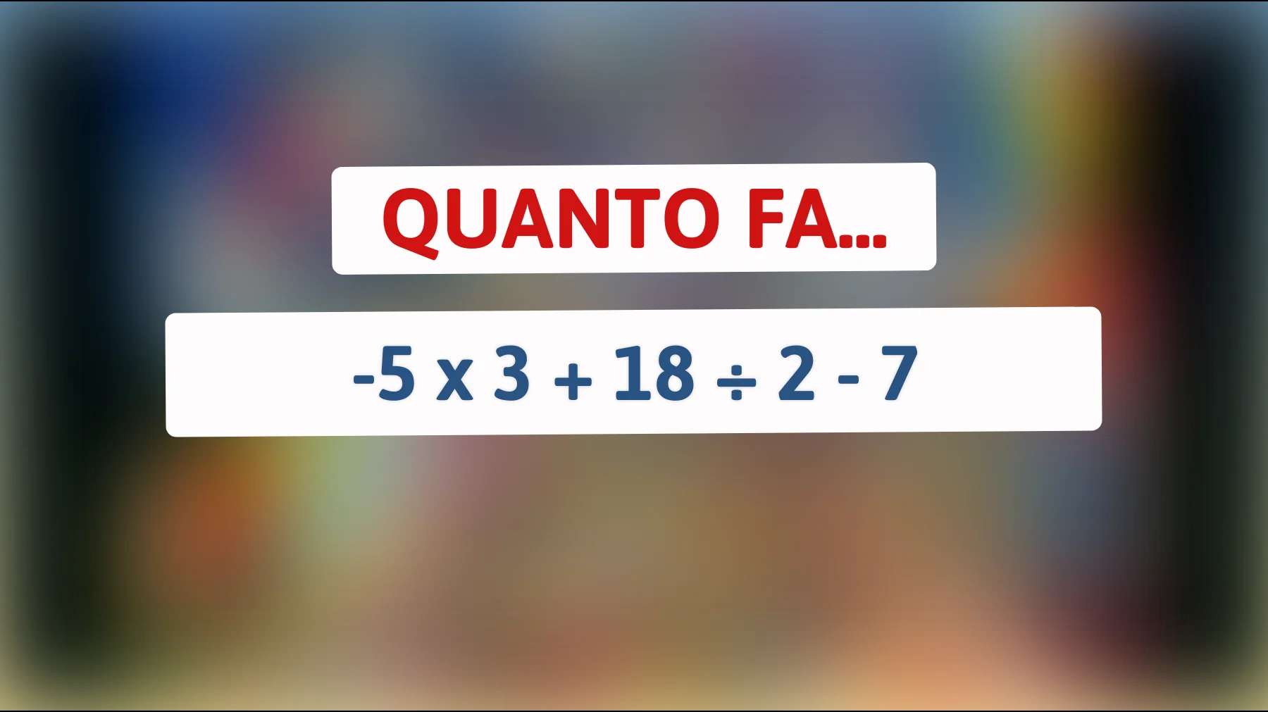 Scopri la soluzione che farà impazzire il tuo cervello: riesci a risolvere questo indovinello matematico?"