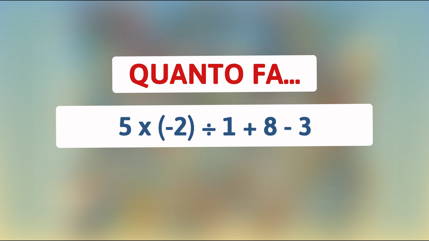 Sei davvero un genio? Risolvi questo enigma matematico e metti alla prova la tua intelligenza!"
