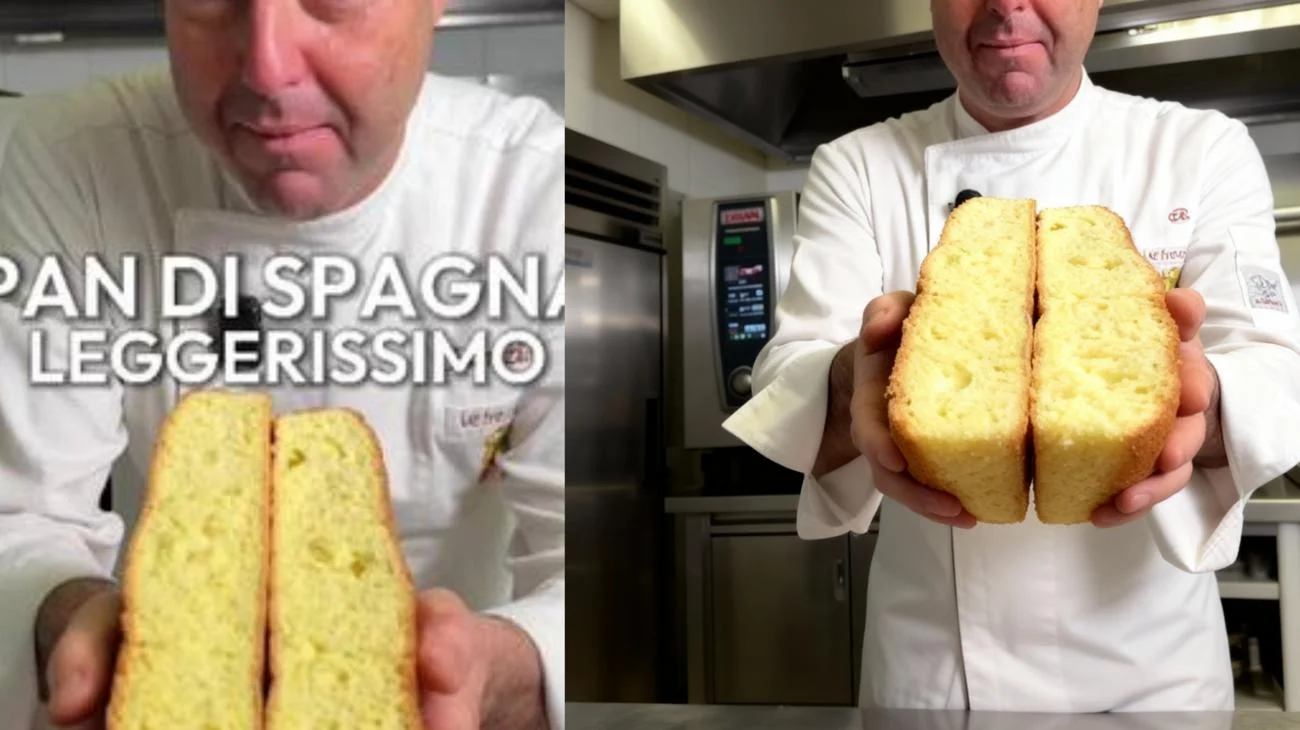 Oggi vi insegno a fare un pan di Spagna soffice come una nuvola. Salva la ricetta e prova a farlo a casa, ti verrร morbidissimo! INGREDIENTI E DOSI 180gr zucchero 160gr farina 00 7 uova Cottura 175 gradi per 30 minuti Stampo 26cm Vi aspetto dal lunedรฌ al sabato, dalla colazione all'aperitivo! โ๐ช๐ฐ๐ฅจ๐ฅ๐๐ท๐ฅ๐ธ๐บ ๐ฝ๏ธ @letrezucche ๐Via G. Mengarini, 49 (RM) ๐ Info e prenotazioni: 0645429576 ๐ฅ @Atera | Marketing Agency #cheffabriziosepe #pandispagna #pandispagnasoffice #pandispagnaclassico"