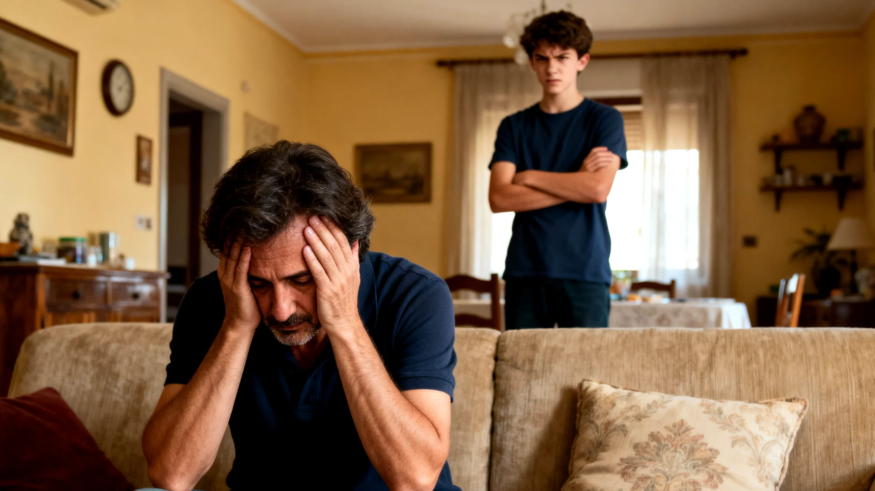 Genitori che faticano a gestire le esplosioni emotive degli adolescenti, tra crisi di rabbia improvvise, ansia da prestazione scolastica e difficoltà nel riconoscere e verbalizzare i propri stati d'animo"