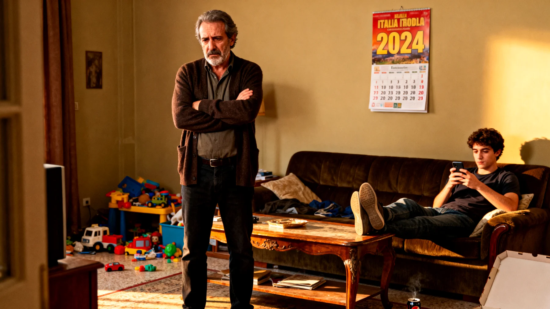 Papà si sente frustrato perché il figlio giovane adulto non collabora nelle faccende domestiche, non contribuisce economicamente pur lavorando o studiando, e si comporta come un ospite in casa anziché come membro attivo della famiglia"