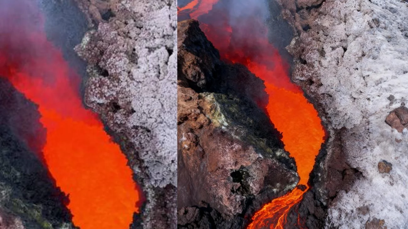 Una delle cose più spettacolari che io abbia mai visto sull'Etna nella mia vita 🤩 . 🌐 guidevulcanologicheetna.it . #etna #sicily #nature #volcano #nature"