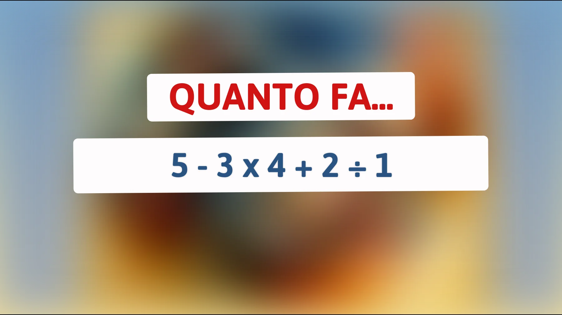 "Scopri il Segreto dei Geni: Risolvi Questo Semplice Indovinello Matematico!""