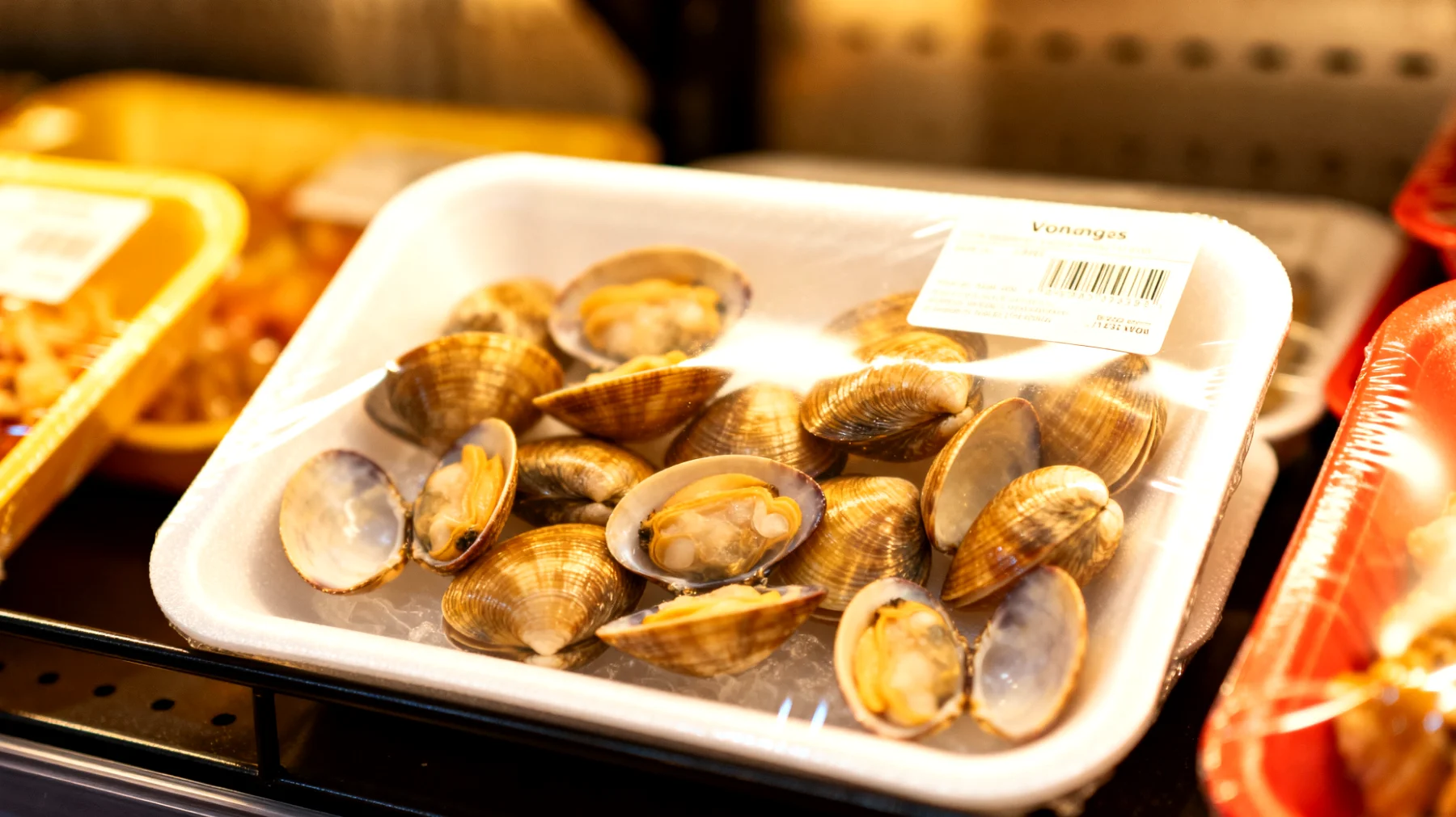 Vongole confezionate"