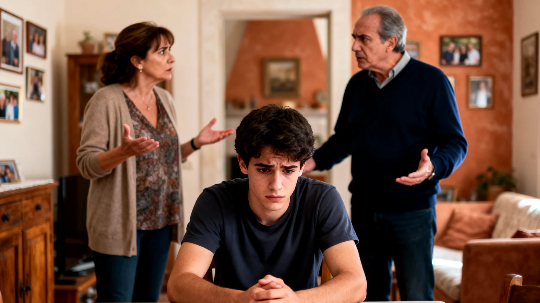 Genitori che esercitano pressioni eccessive sui figli giovani adulti riguardo alle aspettative professionali, al percorso di vita e alle scelte personali, creando tensioni e senso di inadeguatezza"