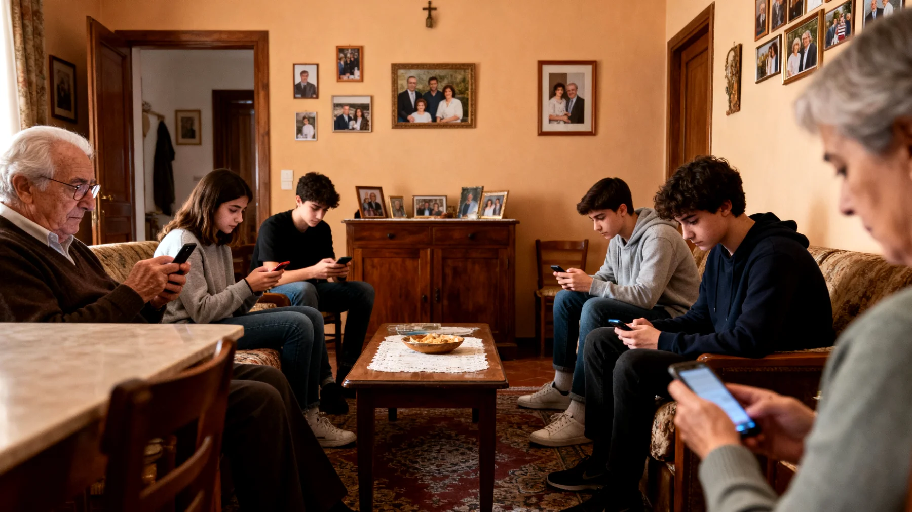 I nonni sentono che con i nipoti giovani adulti (20-30 anni) manca un dialogo emotivo profondo e autentico: le conversazioni rimangono superficiali, si parla poco di sentimenti, sogni e paure, creando un senso di distanza affettiva nonostante la vicinanza fisica o i contatti frequenti."